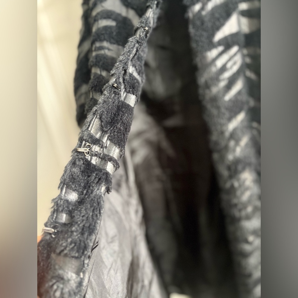 Love Culture Charcoal Faux Fur Vest - Picture 6 of 8